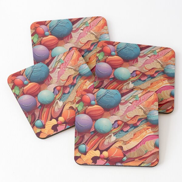 Item preview, A colorful balls and ribbons designed and sold by johndesign88.