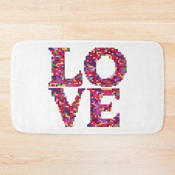 Item preview, Pixel LOVE inscription designed and sold by LuckyFamily.