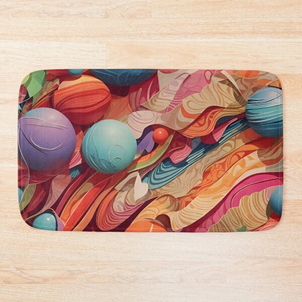 Item preview, A colorful balls and ribbons designed and sold by johndesign88.