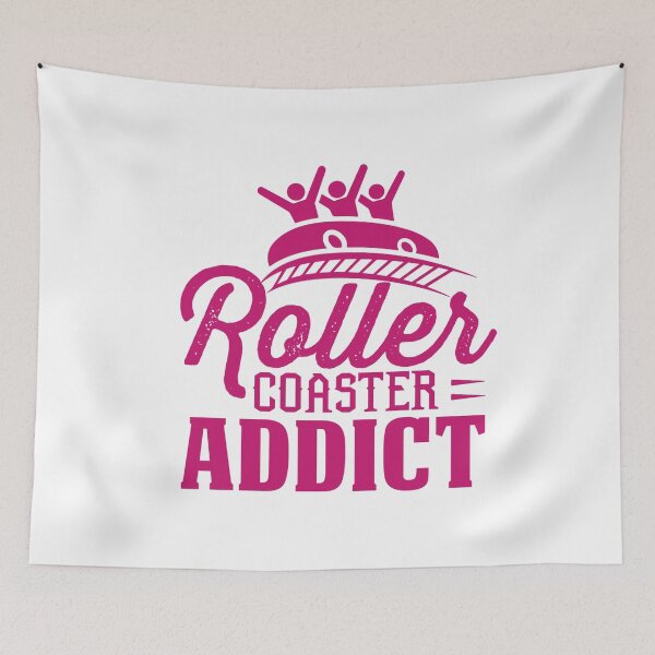 Item preview, Thrill-Seeking Roller Coaster Addict - Adrenaline Rush Art designed and sold by ElLocoMus.
