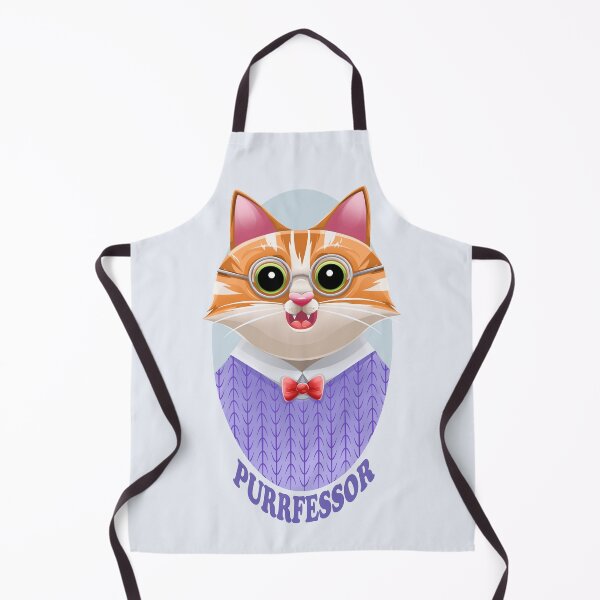 Item preview, Purrfessor teacher cat pun (with background) designed and sold by Angele Gougeon.