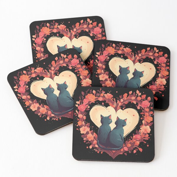 Item preview, Cat Heart Valentines Day designed and sold by Batiz.
