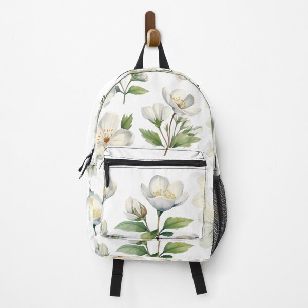 Item preview, White Little Flowers Watercolour Elegance designed and sold by fluidwatercolor.