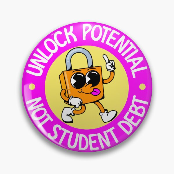 Item preview, Unlock Potential Not Student Debt - No More College Debt designed and sold by Picket Club.