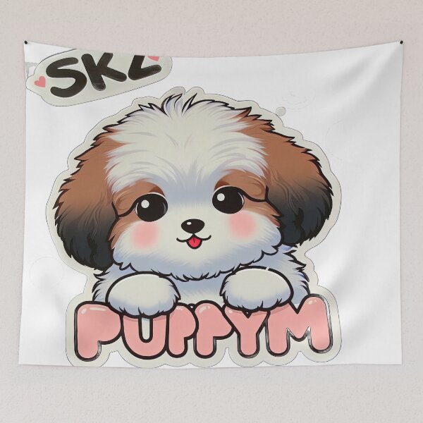 Item preview,   Puppym  Sticker little doggy designed and sold by Expressions-Sel.