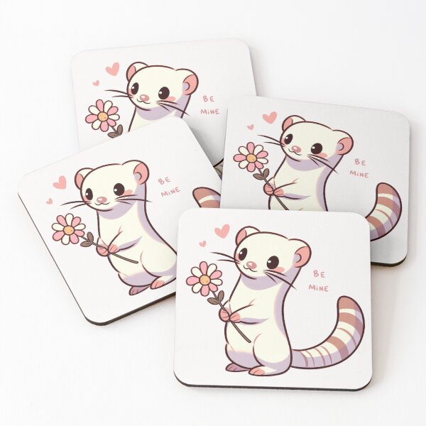 Item preview, Weasel Valentine's Day Be Mine designed and sold by LemuellTrends.