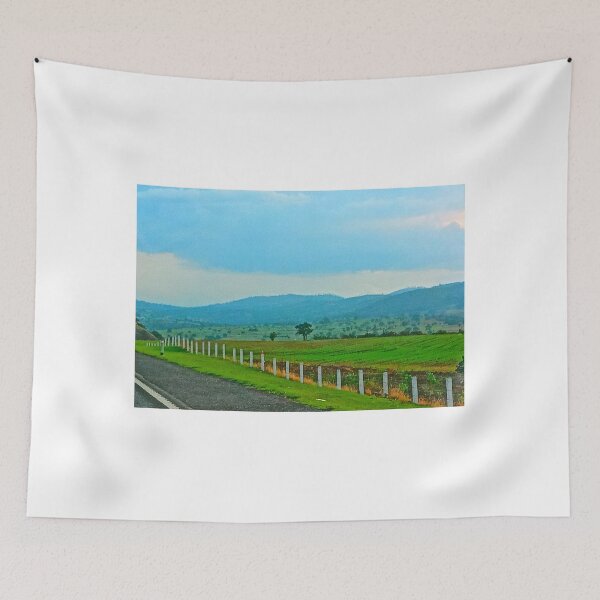 Item preview, Mountainous landscape Tlaxcala Mexico designed and sold by ErnestMCreative.