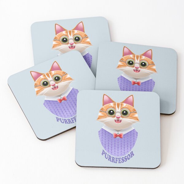 Item preview, Purrfessor teacher kitty pun designed and sold by Angele Gougeon.