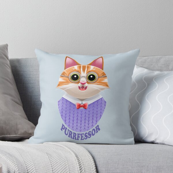 Item preview, Purrfessor teacher kitty pun designed and sold by Angele Gougeon.