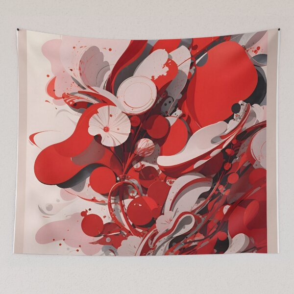 Item preview, A red and white artwork designed and sold by johndesign88.