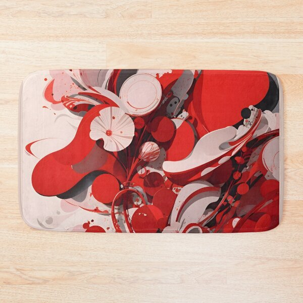 Item preview, A red and white artwork designed and sold by johndesign88.