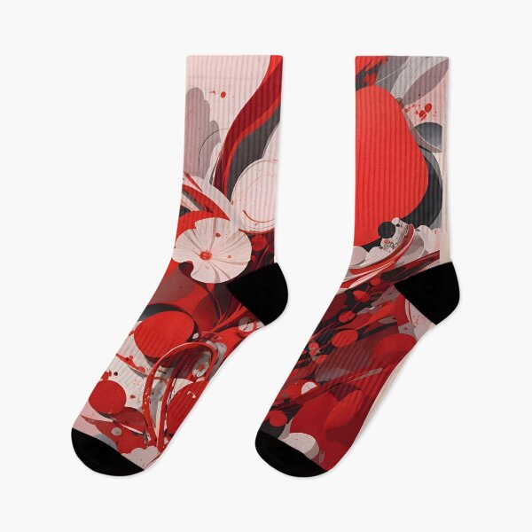 Item preview, A red and white artwork designed and sold by johndesign88.