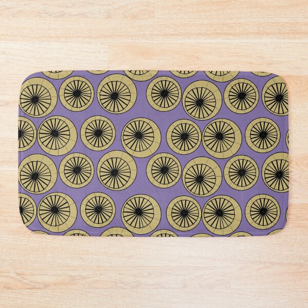 Item preview, Retro pattern No.67b -  poppy seedheads on purple designed and sold by TalkingHerds.