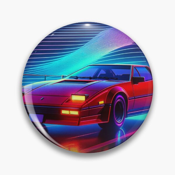 Item preview, retro style car in a retrowave style designed and sold by Wolfey133.