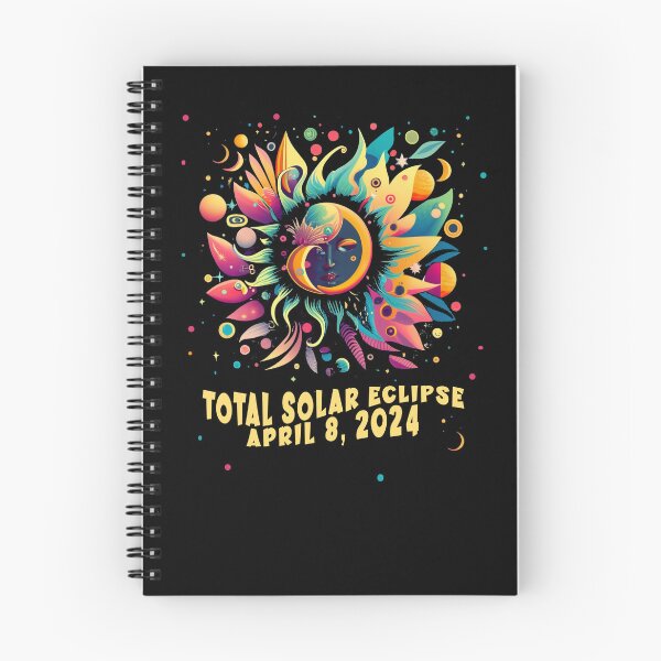 Item preview, TOTAL SOLAR ECLIPSE APRIL 2024 Hippie Pop Art  designed and sold by Greenbaby.