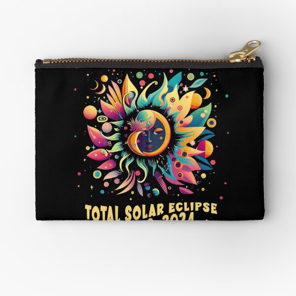 Item preview, TOTAL SOLAR ECLIPSE APRIL 2024 Hippie Pop Art  designed and sold by Greenbaby.
