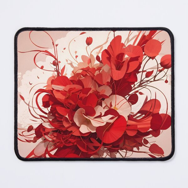 Item preview, A bouquet of red and white flowers designed and sold by johndesign88.