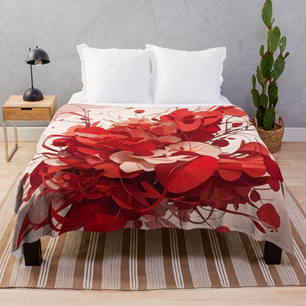 Item preview, A bouquet of red and white flowers designed and sold by johndesign88.