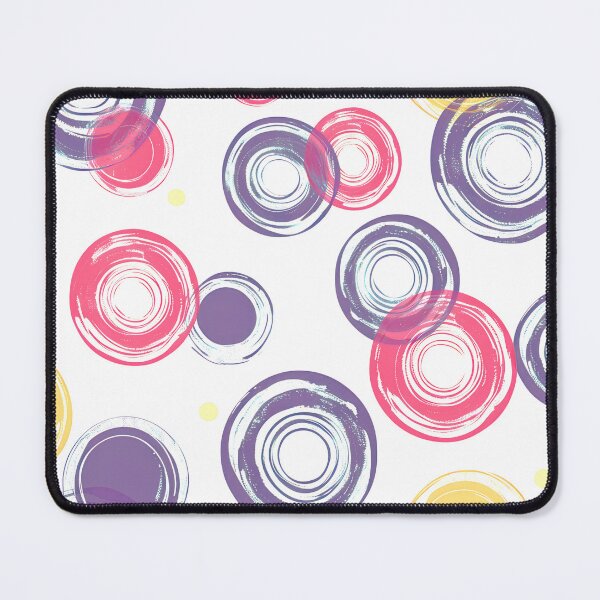 Item preview, Colorful whimsical circles pattern designed and sold by randrdesign.