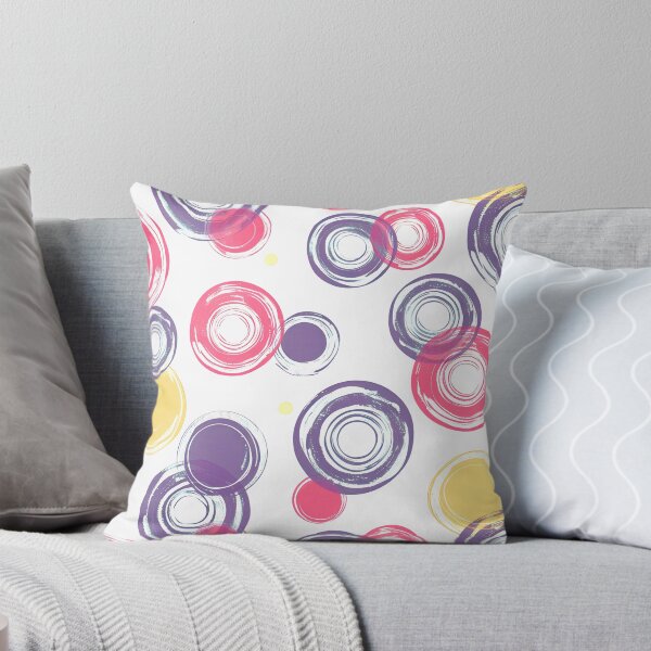 Item preview, Colorful whimsical circles pattern designed and sold by randrdesign.