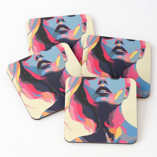 Item preview, Abstract Multicolored Goddess  designed and sold by CoolMantras.