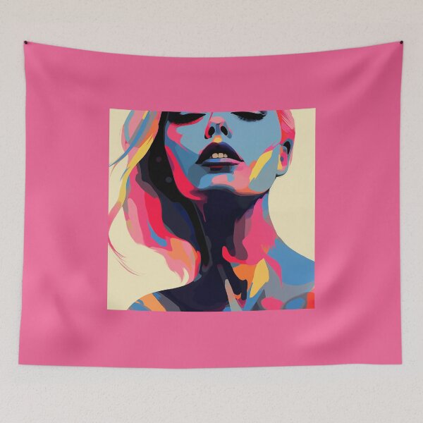 Item preview, Abstract Multicolored Goddess  designed and sold by CoolMantras.