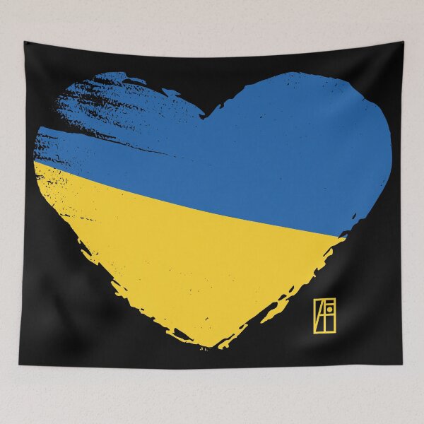Item preview, I love my country. I love Ukraine. I am a patriot. In my heart, there is always the flag of Ukraine. designed and sold by ArtProjectShop.
