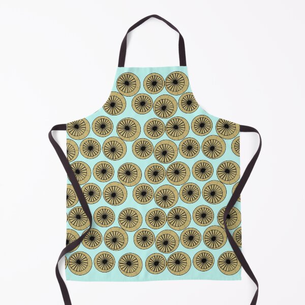 Item preview, Retro pattern No.67a - poppy seedheads on duck egg blue designed and sold by TalkingHerds.