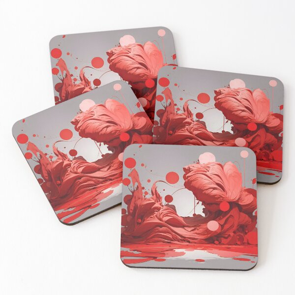 Item preview, A red liquid with circles and dots designed and sold by johndesign88.