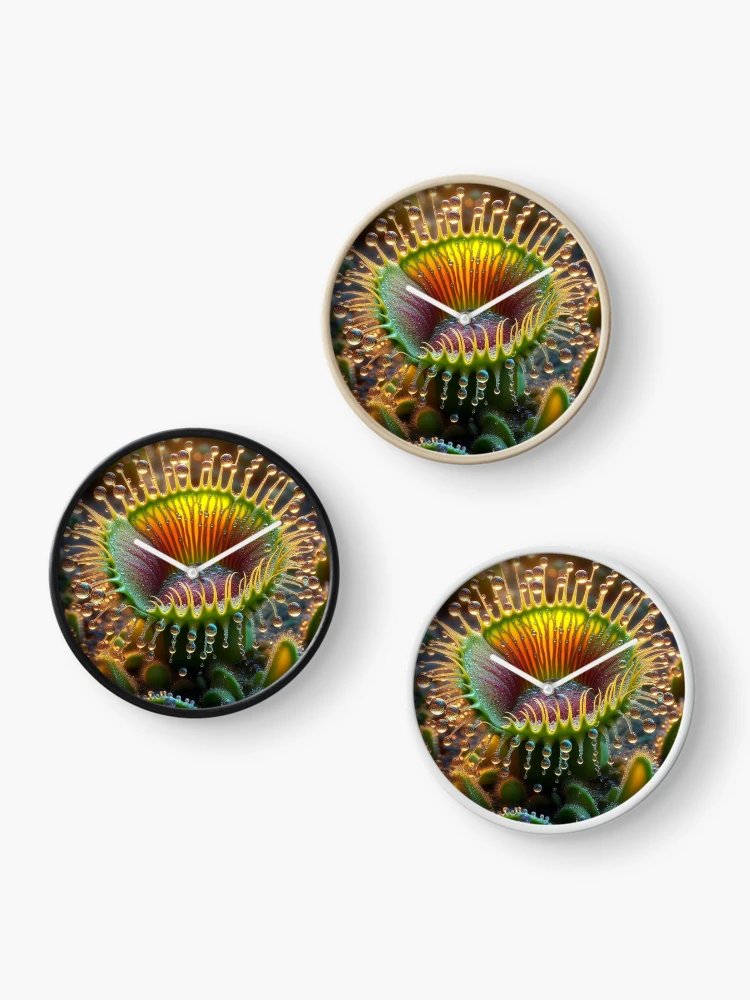 Thumbnail 3 of 4, Clock, Gleaming Carnivore designed and sold by ComputerContent.