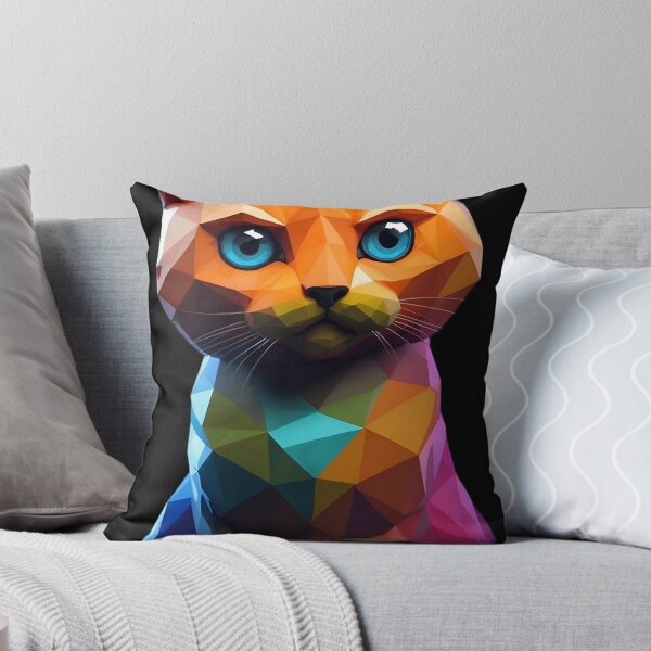 Item preview, Cute Low Poly Cat designed and sold by Aiight.