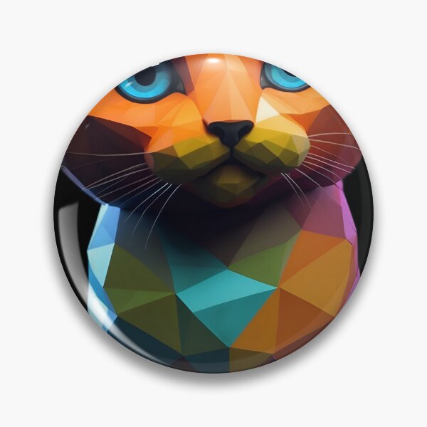 Item preview, Cute Low Poly Cat designed and sold by Aiight.