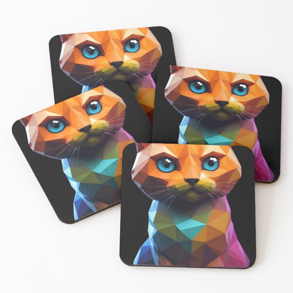 Item preview, Cute Low Poly Cat designed and sold by Aiight.