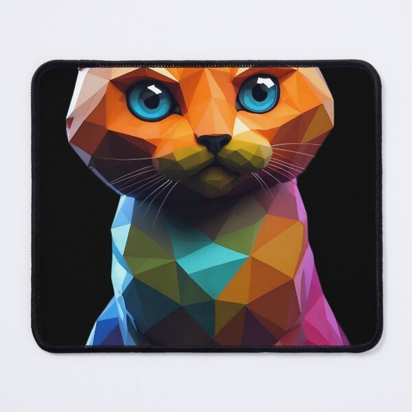 Item preview, Cute Low Poly Cat designed and sold by Aiight.
