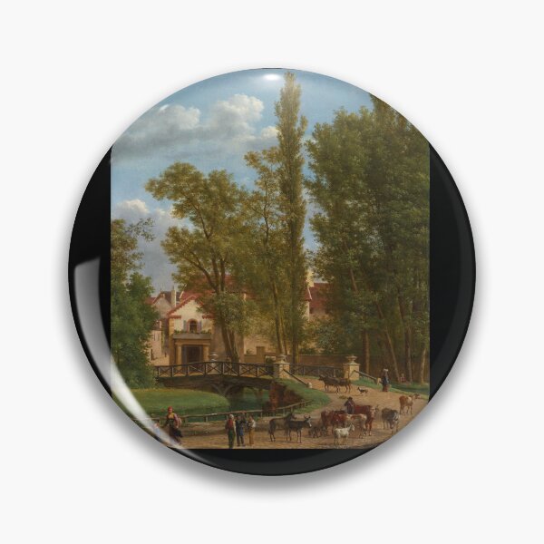 Item preview, Villagers and animals in a landscape designed and sold by KING-S.