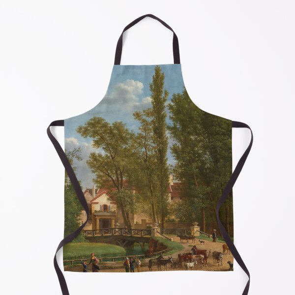 Item preview, Villagers and animals in a landscape designed and sold by KING-S.