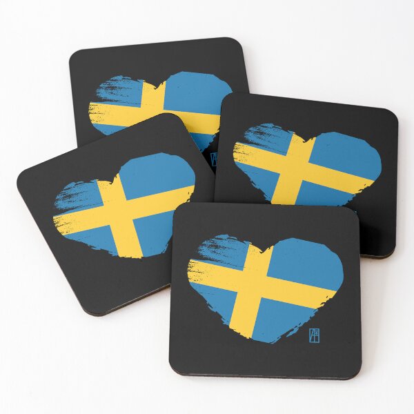 Item preview, I love my country. I love Sweden. I am a patriot. In my heart, there is always the flag of Sweden. designed and sold by ArtProjectShop.