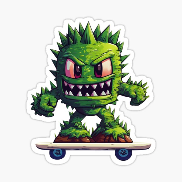 Pegatina Monster Skater