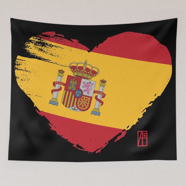 Item preview, I love my country. I love Spain. I am a patriot. In my heart, there is always the flag of Spain. designed and sold by ArtProjectShop.