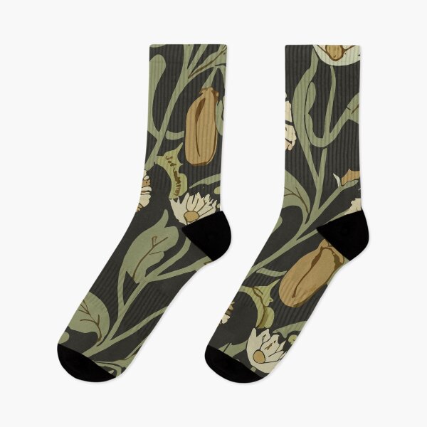 Item preview, Retro Flowers against a Dark Background designed and sold by SamJanner.