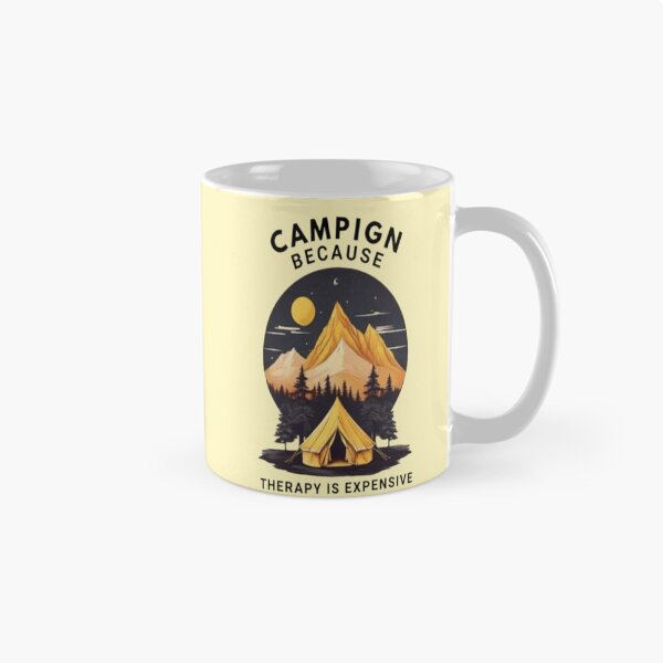 Item preview, Funny Camping Because Therapy Is Expensive Outdoor Nature designed and sold by Zoo-Moo.