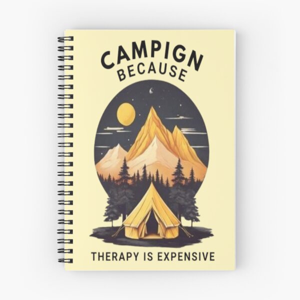 Item preview, Funny Camping Because Therapy Is Expensive Outdoor Nature designed and sold by Zoo-Moo.