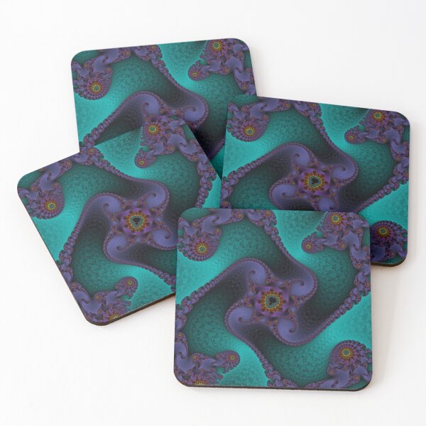 Item preview, Purple and Blue Mandelbrot Landscape designed and sold by MultipliedJoy.