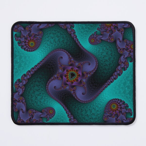 Item preview, Purple and Blue Mandelbrot Landscape designed and sold by MultipliedJoy.