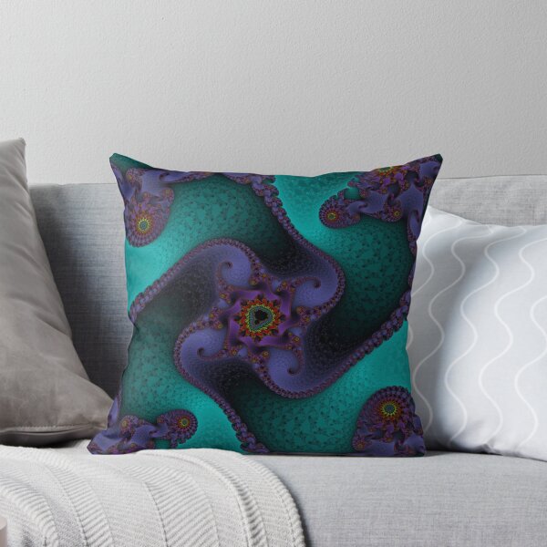 Item preview, Purple and Blue Mandelbrot Landscape designed and sold by MultipliedJoy.