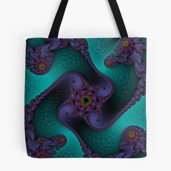 Item preview, Purple and Blue Mandelbrot Landscape designed and sold by MultipliedJoy.