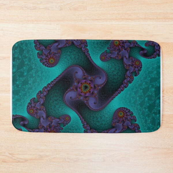 Item preview, Purple and Blue Mandelbrot Landscape designed and sold by MultipliedJoy.