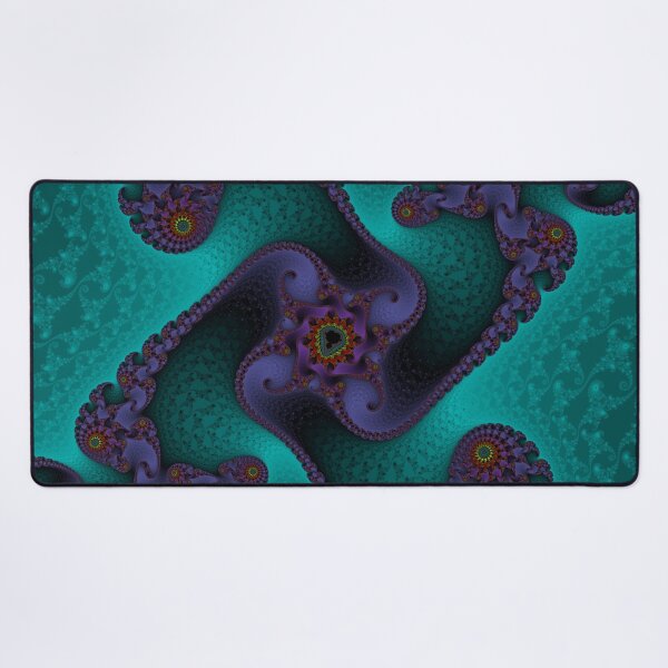 Item preview, Purple and Blue Mandelbrot Landscape designed and sold by MultipliedJoy.