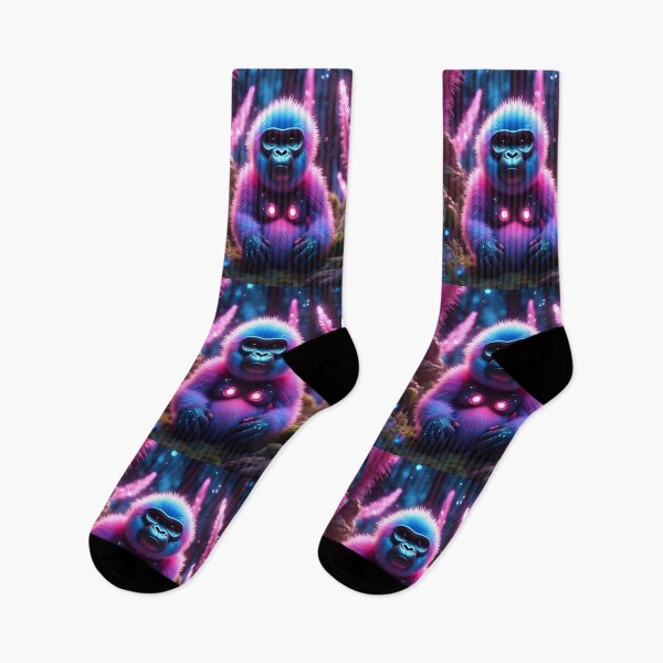 Item preview, Cute Pink Cosmic Gorilla designed and sold by TheArtOfPat.