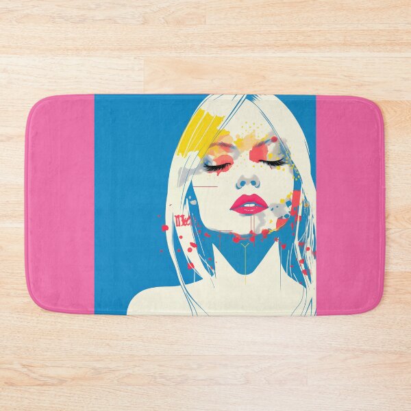 Item preview, Abstract Painted Girl Pink Lips designed and sold by CoolMantras.